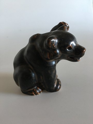 Royal Copenhagen Stoneware Figurine Brown Bear Cub No. 21433