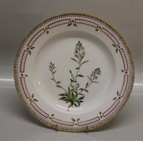 Flora Danica Danish Porcelain 20-3549 Traditional Dinner Plate: Gardamina petraea L . New # 624 10" (From the year 1959)