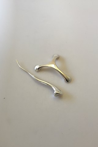 Georg Jensen Minas Spiridis Sterling Silver Paperknife and paperweight No 7 and No 441