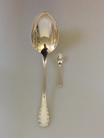 Georg Jensen Sterling S&#248;lv Liljekonval Stor Serverings/gr&#248;dske 33,6cm