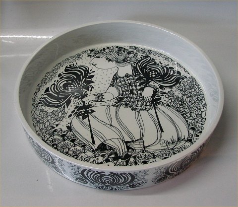 Bjoern Wiinblad Nymoelle DenmarkNymoelle 3030-1323 Bowl, black 5 x 27 cm	
