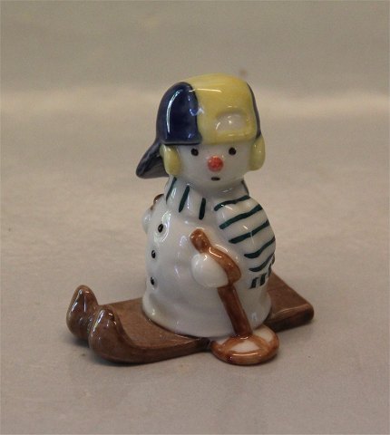 Royal Copenhagen figurine 0771 RC Snowman, Buy skiing, Winther series figurine 6 cm (1021771)
