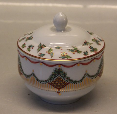 Christmas JoyRoyal Copenhagen 0159 Bonbonbox, Sugar bowl with lid 27 cl, (1220159) 160-161