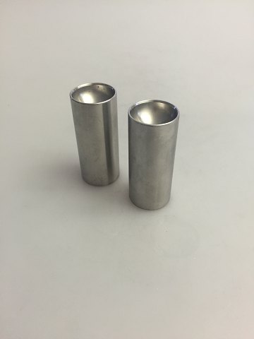 Stelton Cylinda-line Salt og Peber Sæt i rustfrit stål