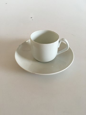 Bing and Grondahl Henning Koppel White Espresso Cup and Saucer No. 463 / 108B