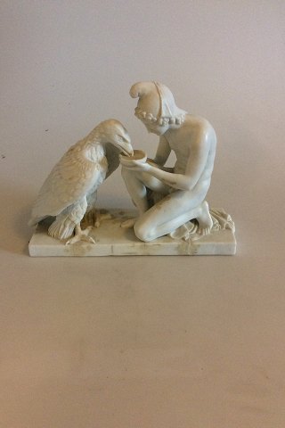 Bing & Grøndahl Thorvaldsen Ganymedes med Jupiters ørn Figur No 32