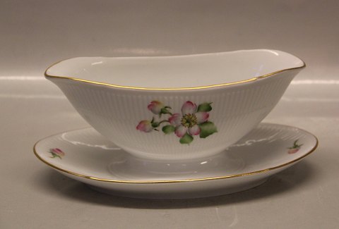 B&G Princess Margrethe apple flower porcelain 008 Sauceboat with handle 11 x 24 cm 3.5 dl (311)