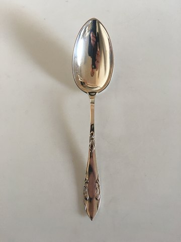 Delt Lilje Silver Serving Spoon Frigast