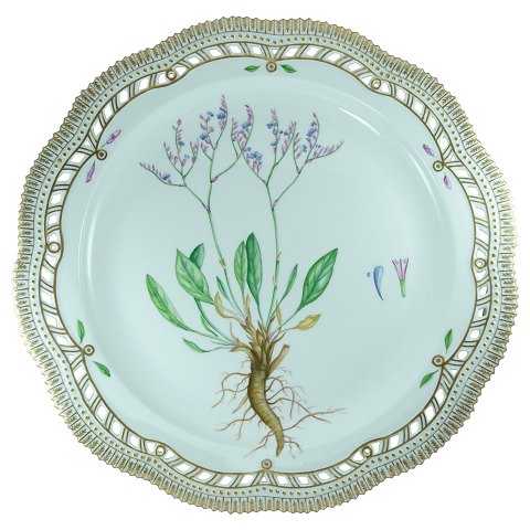Royal Copenhagen, Flora Danica; Rundt fad #3528 af porcelæn