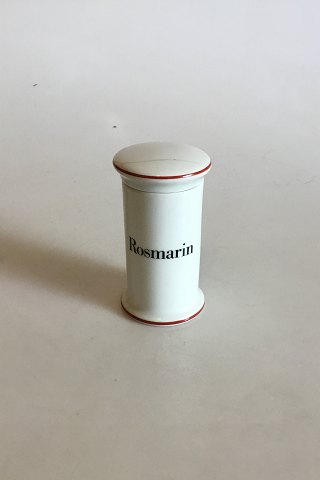 Bing & Grondahl Rosmarin (Rosemary) Spice Jar No 497 from the Apothecary Collection