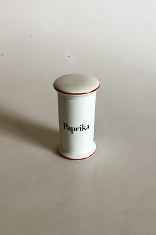 Bing & Grondahl Paprika (Paprika) Spice Jar No 497 from the Apothecary Collection
