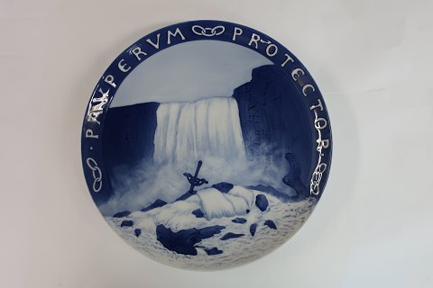 Royal CopenhagenMindeplatte#31Odd Fellow Ordens hospital på Island