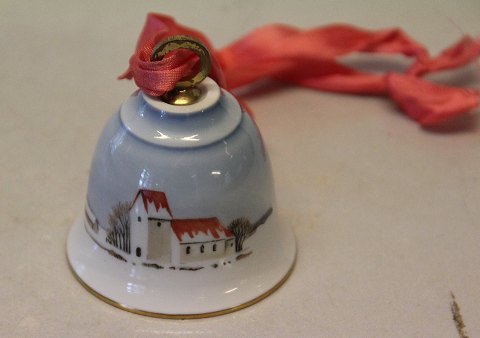 Wiberg  "Tomten" B&G Christmas Pattern 6312 B&G Christmas bell with church and trees in the snow 6.5 cm