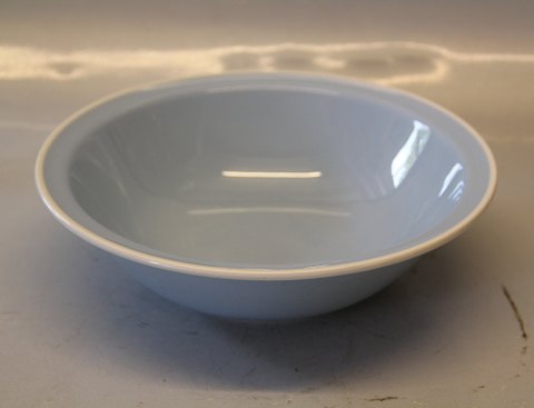 Aluminia Copenhagen Light Blue Sonja  Faience Dinnerware Round Vegetable Bowl 7 x 25 cm