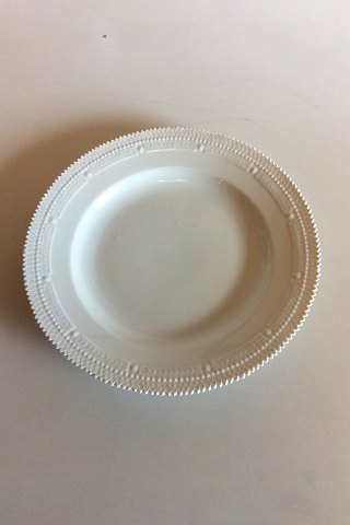 Royal Copenhagen White Flora Danica / Pearl Pattern Dinner Plate No. 3549