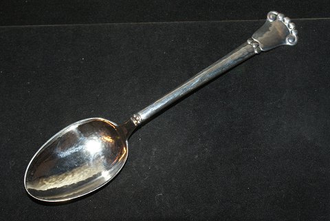 Dinner spoon / Lunch spoon Beaded silver cutleryKugle