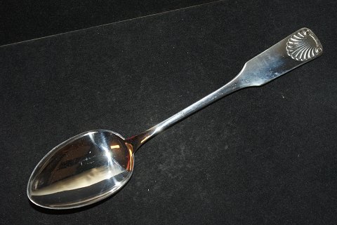 Teaspoon big mussel silverLength 14.5 cm.