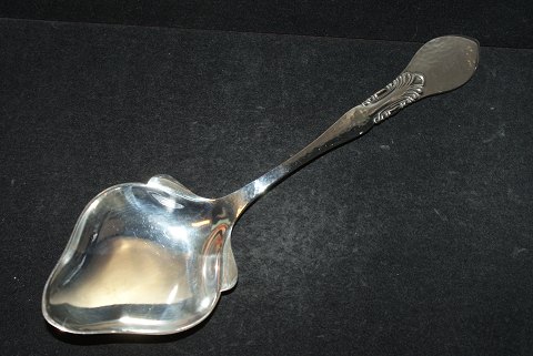 Compote / Serving spoon Slotsmønster Silver FlatwareLength 19.5 cm.