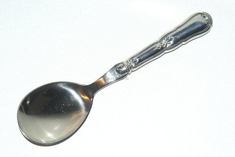Compote / Serving spoon, Rosenholm Danish silver cutlery