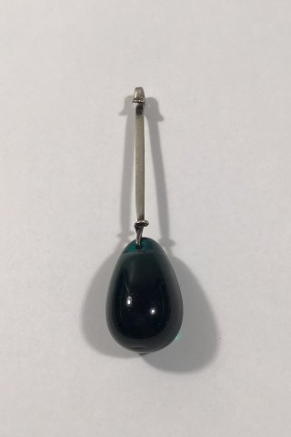 "Georg Jensen" Vivianna Torun Bülow-Hübe Sølv Vedhæng Eget Værksted Unika