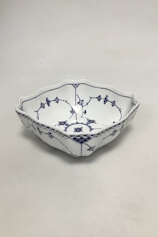 Royal Copenhagen Musselmalet Halvblonde firkantet Skål No 581