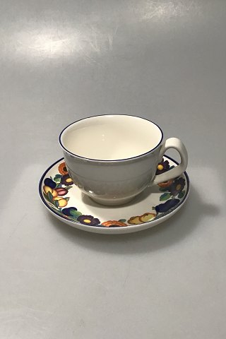 Royal Copenhagen Gylden Sommer Kaffekop og Underkop No. 072+073