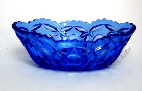 Jardiniere blå, Rolf, Fyens GlasværkNr. 845