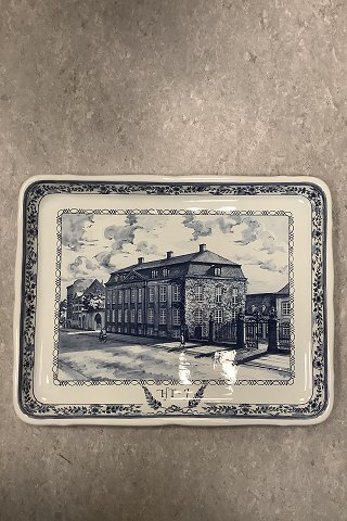 Royal Copenhagen Unique Faience Tray table of The Commercial Court by Jørgen Nielsen