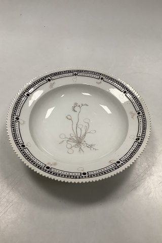Royal Copenhagen Privat Painted Flora Danica Deep Plate that is not finished