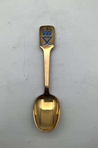 Anton Michelsen Commemorative Spoon Gilt Sterling Silver from 1970.