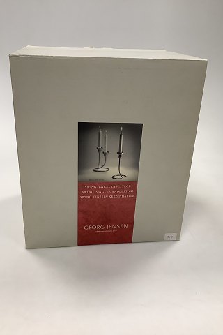 Georg Jensen Swing Lysestage i stål