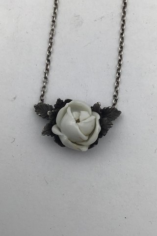 Royal Copenhagen Porcelain / Sterling Silver Pemdant