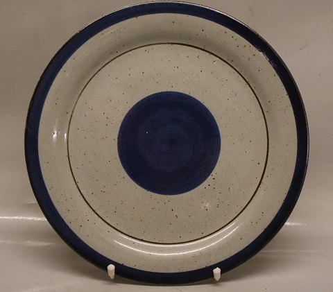 Large round dish  29.5 cm Christine Blue and Grey  Stoneware Danish Art Pottery Knabstrup