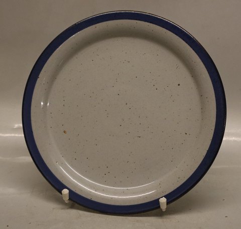 Luncheon plate 22.5 cm Christine Blue and Grey  Stoneware Danish Art Pottery Knabstrup