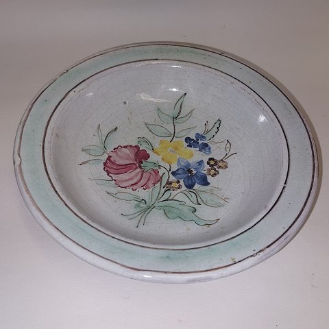 Lars Syberg: Tallerken med blomstermotiv