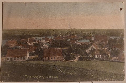 Farvelagt postkort:.Motiv fra Tranebjerg, Samsø 1907
Gamle danske postkort købes og sælges 
