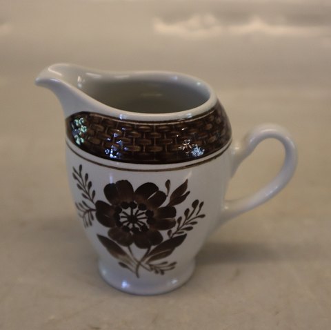 Brown Tranquebar 1189-45 Creamer, small 8 cl / 7.5 cm   Aluminia Faience