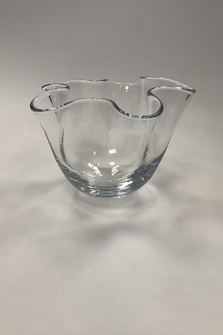 Holmegaard Laguna vase i klartglas 
