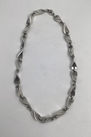 Georg Jensen Sterling Sølv Halskæde No. 104A Edvard Kindt-Larsen