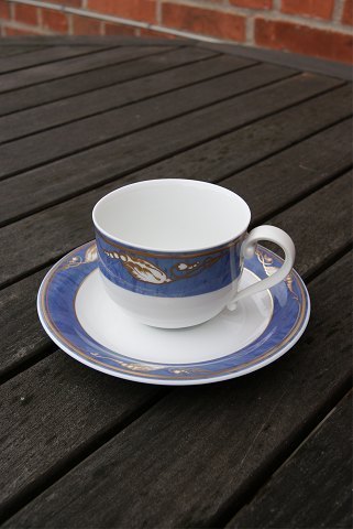 item no: po-Blå Magnolia kaffekop 072