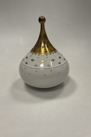 Bjørn Wiinblad Onion Shaped Lidded bowl Rosenthal Studio Line Quatre Couleurs