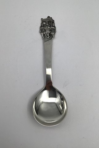 H.C. Andersen Fairy tale Child Spoon in Silver. The Emporer