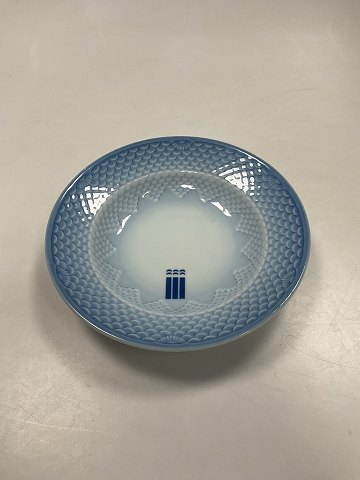 Bing and Grondahl Blue Tone - Seashell Hotel Small Deep Plate No 710/1006 WITH LOGO