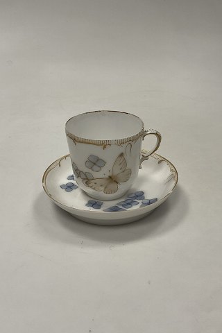Early Royal Copenhagen Art Nouveau Cup and Saucer No. 11