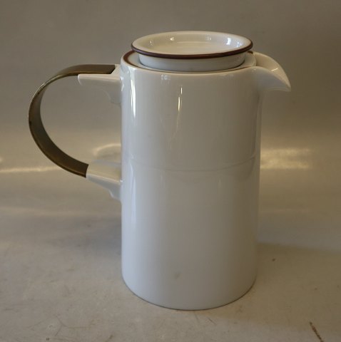 14935 Coffee pot 18.5 cm Royal Copenhagen Brown Domino porcelain