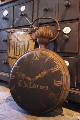 Decorative 19th century hanging sign from a watchmaker