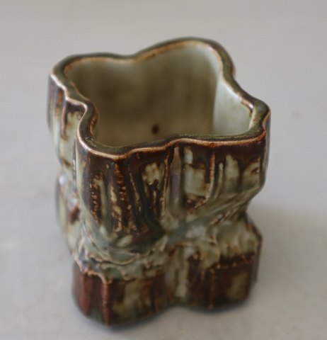 Jørgen Mogensen F 275 miniature vase eget værksted 6.5 x 5.5 cm