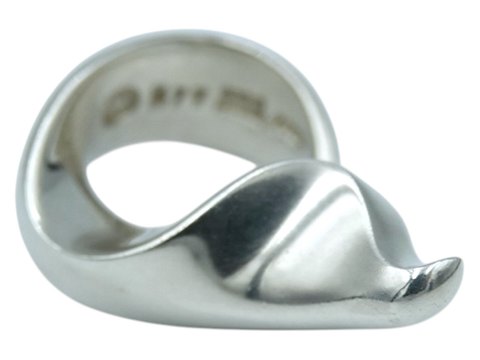 Georg Jensen sølv
Stor og kraftig ring - Str. 50