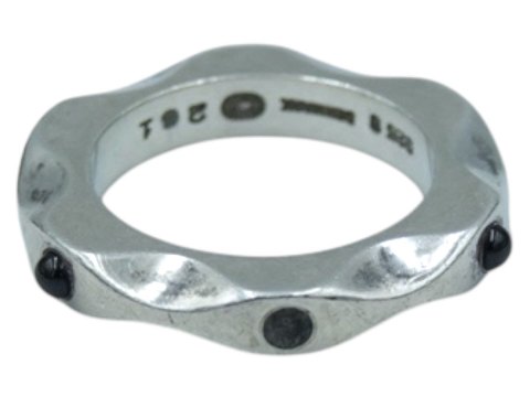 Georg Jensen sølv
Mirror ring med lilla ametyst - Str. 52