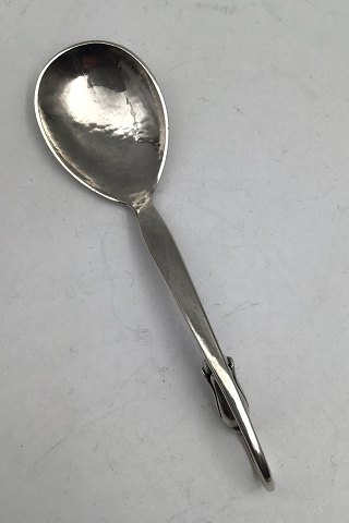 O Mogensen Sterling Silver Ornamental Jam Spoon